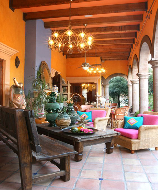 Estilo mexicano en interiores